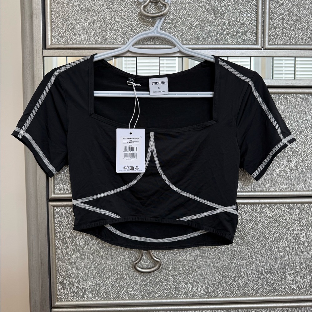 Gymshark Stitch Feature Crop Top